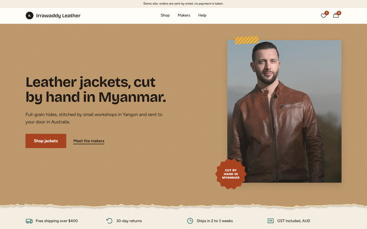 Paper-cutout design home page